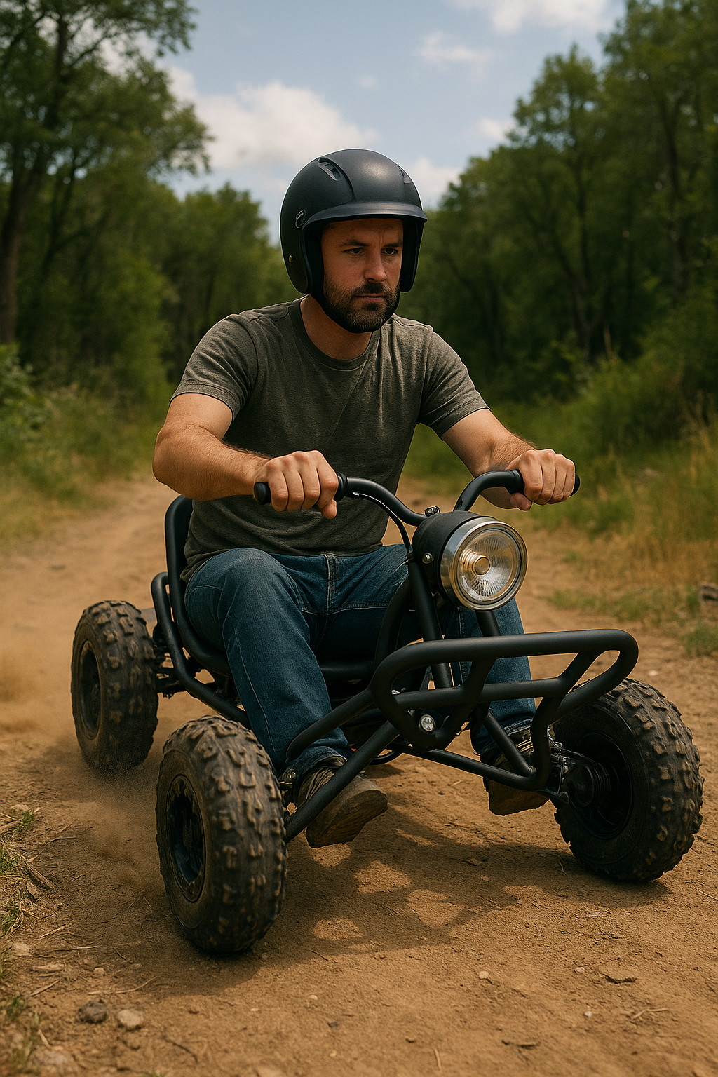 Electric Power Go Kart - All Terrain Off-Road